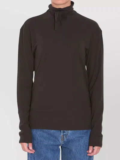 LEMAIRE SCARF NECK KNIT TOP
