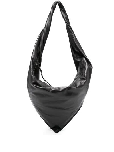 Lemaire Scarf Shoulder Bag In Black