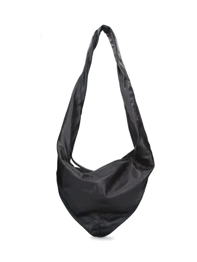 Lemaire 'scarf' Shoulder Bag In Black