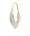 Lemaire Scarf Twisted-strap Leather Shoulder Bag In Off White
