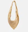 Lemaire Schultertasche Scarf Small Aus Leder In Weiss