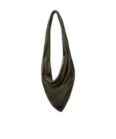 Lemaire Scarf Zipper Shoulder Bag In Black