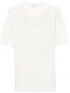 Lemaire Rib T-shirt In Gelb