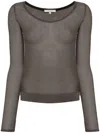 Lemaire Seamless Top Dark Brown In Brown