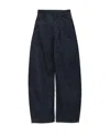 Lemaire Twisted Cotton Pants In Black