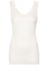 Lemaire Nahtloses Geripptes Tanktop In Pink & Purple