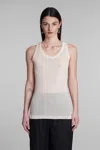 Lemaire Seamless Sleeveless Top In White