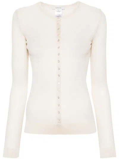 LEMAIRE LEMAIRE SEAMLESS RIB TOP WITH BUTTONS CLOTHING