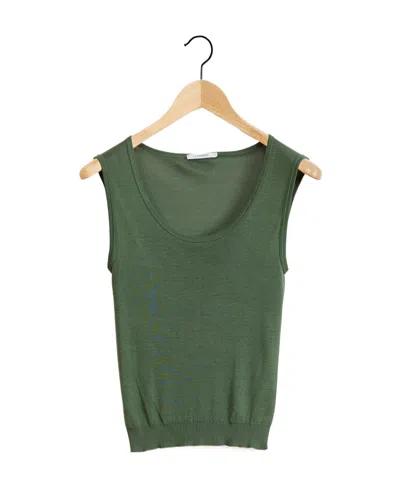 Lemaire Seamless Sleeveless Vest In Black