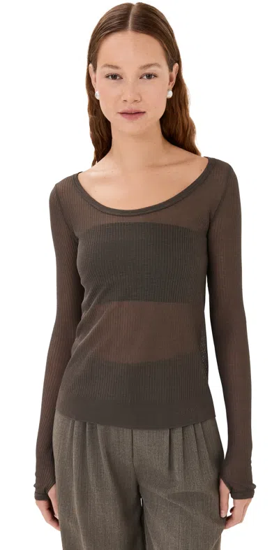 Lemaire Seamless Top Dark Brown