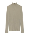 Lemaire Seamless Turtleneck Top In Green