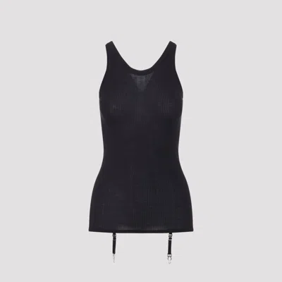 Lemaire Seamless With Suspenders Top In Black