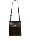 Lemaire Seed Leather Satchel Bag In Green