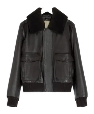 LEMAIRE LEMAIRE LEATHER BLOUSON