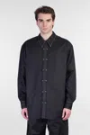Lemaire Embellished Cotton Satin Shirt