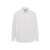 Lemaire Regular Shirt With Long Sleeves And Pointed Collar In White