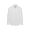 Lemaire Regular Shirt With Long Sleeves And Pointed Collar In White