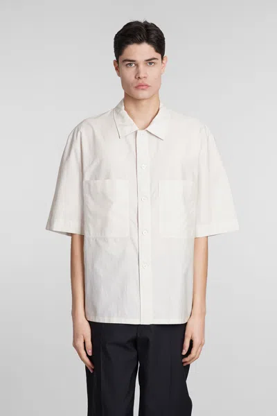 Lemaire Shirt In Beige Cotton In Natural