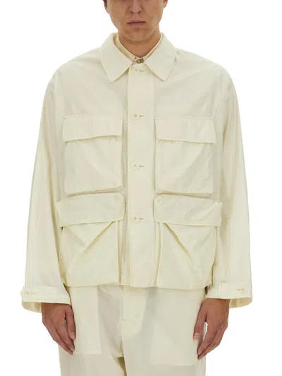 Lemaire Shirt Jacket In White