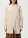 Lemaire Oversized Shirt With Chest Pocket And Long Sleeves