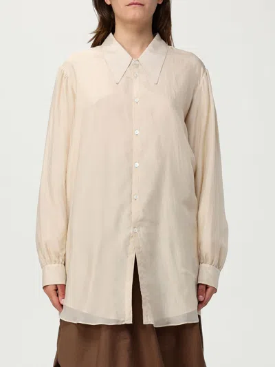 LEMAIRE SHIRT LEMAIRE WOMAN COLOR BEIGE,H01060022