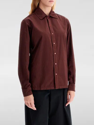 Lemaire Shirt  Woman Color Burgundy In Burgunderrot