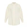 Lemaire Women Cotton Shirt In Neutral