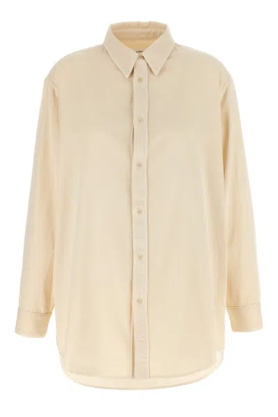 Lemaire Shirt Pointed Collar In White