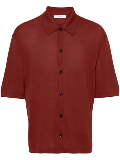Lemaire Shirt In Re Carmine Red