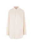 Lemaire Women Cotton Shirt In Neutral