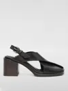 Lemaire Women Cross Pump Sandals In Black
