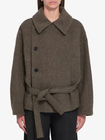 LEMAIRE SHORT ASYMMETRICAL BATHROBE COAT