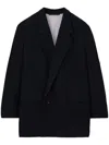 Lemaire Single-breasted Blazer In Schwarz