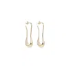 Lemaire Short Drop Earrings With Angular Design