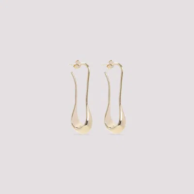 Lemaire Short Drop Earrings In Gold