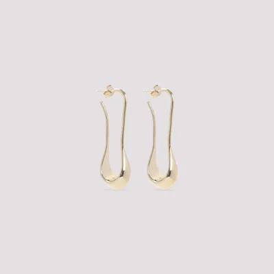 Lemaire Short Drop Earrings In Brown