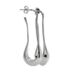 Lemaire Short Drop Earrings In Silver