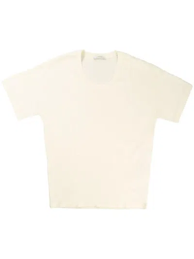 Lemaire Short-sleeve Cotton T-shirt In 中性色