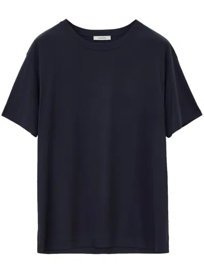 Lemaire Short Sleeve T Shirt In Blue