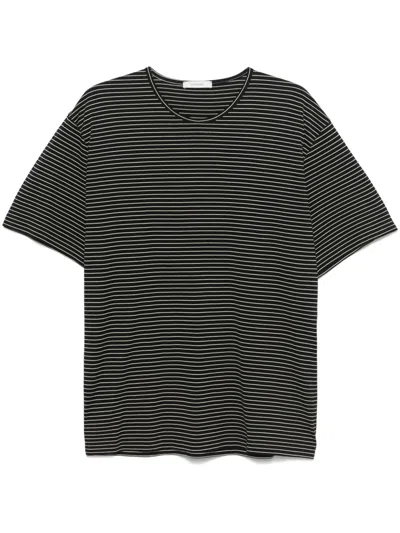 Lemaire Short-sleeve T-shirt In Mu040 Black Combo