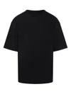 Lemaire Boxy Short Sleeves T-shirt Men In Black