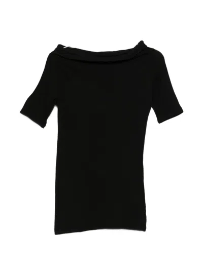 Lemaire Short-sleeve T-shirt In Black