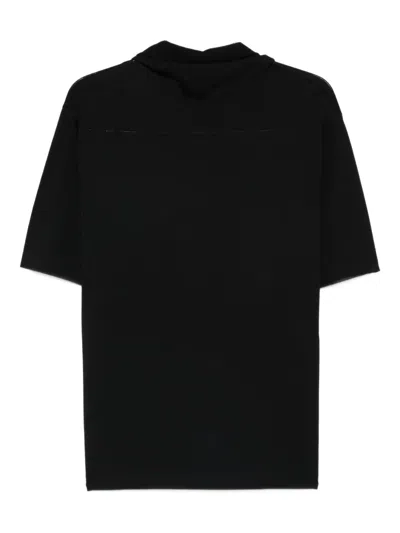 Lemaire Short-sleeve Top In Black