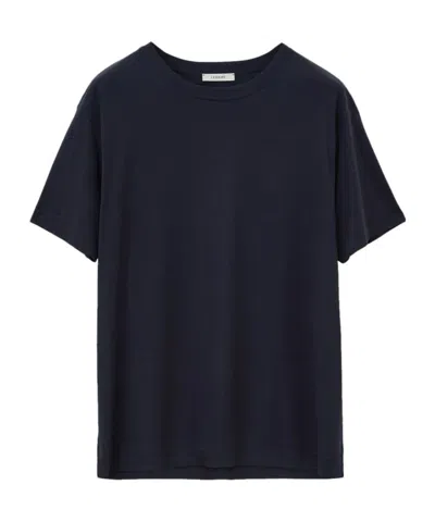 Lemaire Short Sleeve T-shirt Clothing In Blue