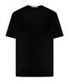 Lemaire Black Relaxed-fit T-shirt In Black
