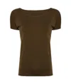 Lemaire Short-sleeved T-shirt In Green