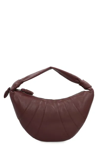 Lemaire Shoulder Bag Fortune Croissant In Burgundy