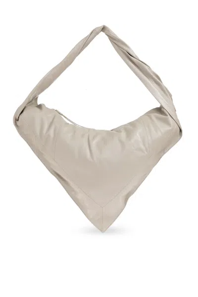 Lemaire Shoulder Bag `scarf Small` In Sand