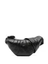 Lemaire Black Messenger Bags Men In Black