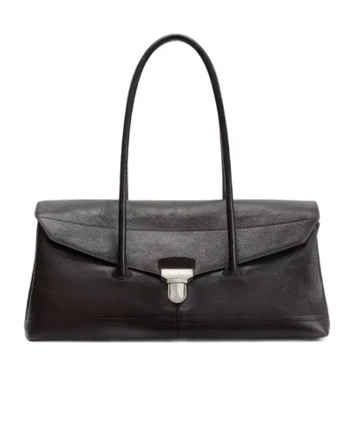 Lemaire Shoulder Gear Bag In Black